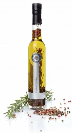 Ekstra Jomfru Olivenolie med Peber & Rosmarin - 250ml.